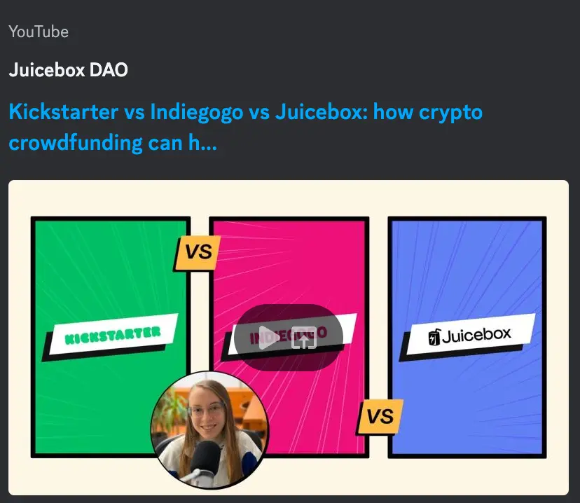 analysis between Kickstarter, Indiegogo and Juicebox