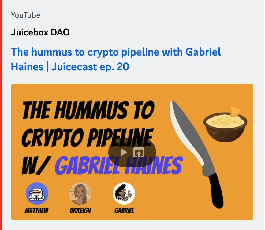 Video interview with Gabriel Haines