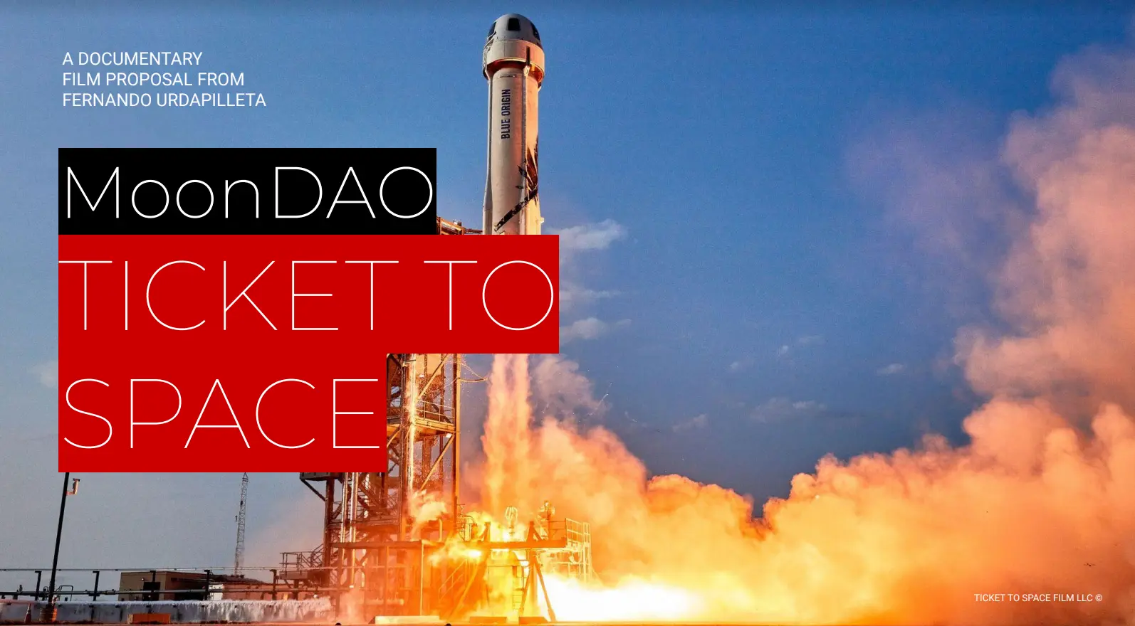 Ticket To Space documentary proposal in MoonDAO