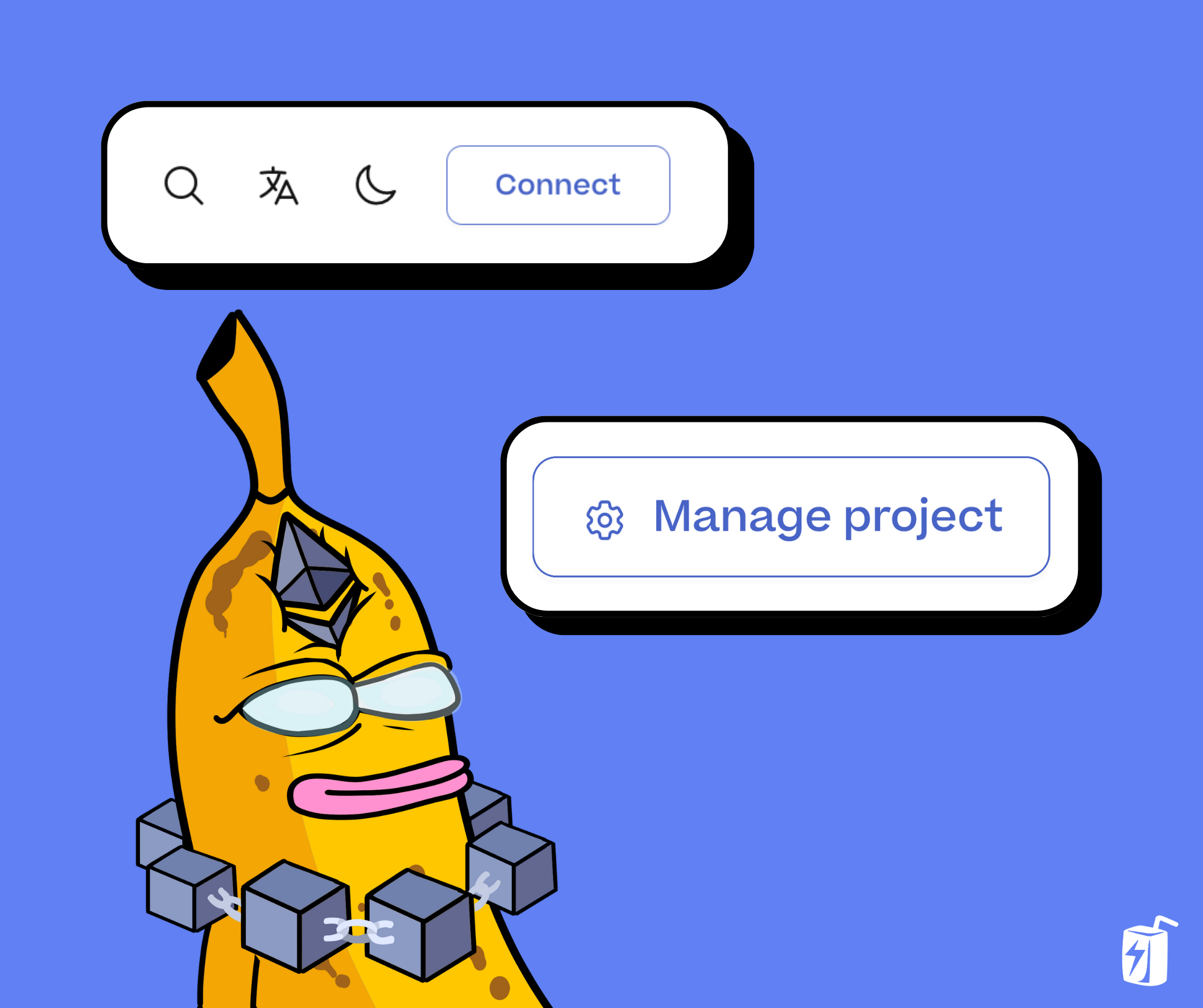 Connect wallet and click manage project